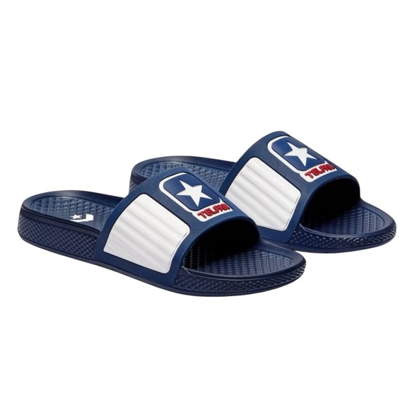 Telfar Shoes - TELFAR X Converse All Star Slide NWT Navy Peony & White Sz 6 & 7